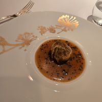 Truffle wrapped in Yuba. My first time to have an entire truffle! at Les Saisons in Tokyo