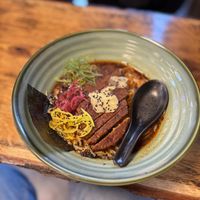 Spicy Vegan Shoyu Ramen  at Ae Nami in Linkoping