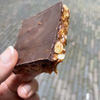 Vegan “Snickers"  at KLUTS in Utrecht