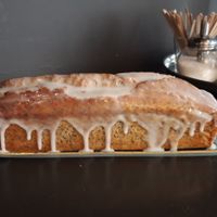 Vegan lemon poppy seed cake  at KLUTS in Utrecht