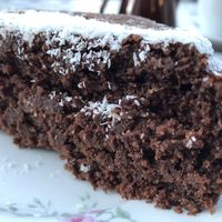 Love Yummy vegan choc cake  at KLUTS in Utrecht