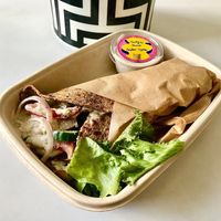 Seitan gyros  at Groove in Dubai