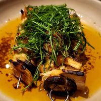 Grilled oyster mushroom and Ulu at Metita in Auckland