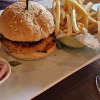 Burger at Cozy Restaurant in Koh Lanta