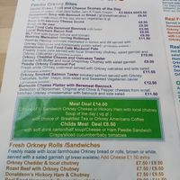  at Real Food Cafe @ Judith Glue  in Orkney Islands