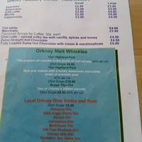  at Real Food Cafe @ Judith Glue  in Orkney Islands