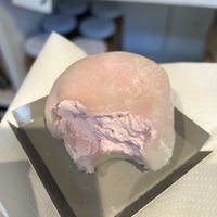 
Raspberry & rose mochi 4,95€  at Kiiro Markthal in Rotterdam