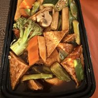 Tofu with vegetables  at Silk Road Asian Cuisine in Lewis Center