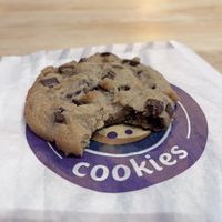 Chocolate chunk vegan cookie  at Insomnia Cookies - Ballpark in Denver
