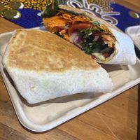 Vegan Happy wrap  at Ininti Cafe & Souvenirs in Uluru