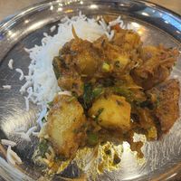 Aloo Capsicum  at Saravanaa Bhavan in Zurich