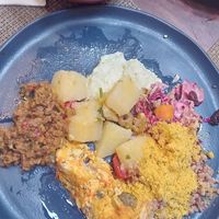 Prato montado nas opções quentes at Alternativa Casa do Natural in Sao Paulo