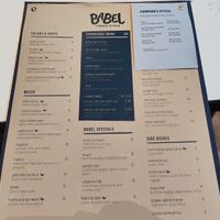 Menu (2025) at Babel Restaurant in Zurich