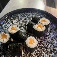 Fake salmon hosomaki  at Raito Fantastic Fusion in Milan