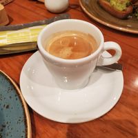 Coffee with soymilk at Cafe 33 in Kyoto