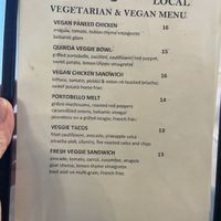Chicken dishes are no longer available.    at The Local in Neptune Beach