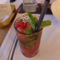 Strawberry mojito at Urban Beach Gastrobar in Benidorm