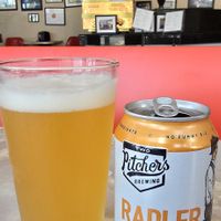 Tasty Radler pairs well with pizza at L'Osteria Mondello in Cheyenne
