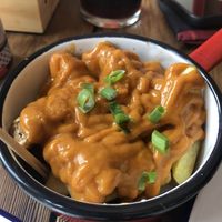 Patatas bravas  at La Madriguera in Bilbao