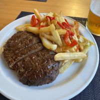 Entrecot a la parrilla vegano   at Os Faroles in Xove