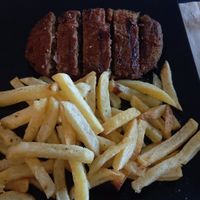 Entrecot vegano at Os Faroles in Xove
