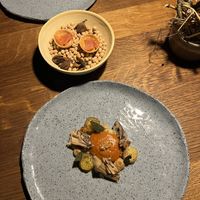 Bananenblüte Kartoffel Fenchel Papaya  at Iko Restaurant in Osnabrueck