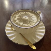 Hoijicha latte with oat milk  at Olde World Coffee in Malacca