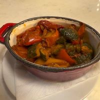 ratatouille side at Parisien in Belfast