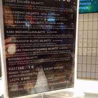 Kasvispihvi-salad is vegan and gluten free. at Sis - Tripla in Helsinki