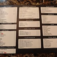 Menu at 60 Seconds to Napoli in Frankfurt