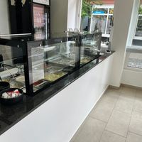 Prep station at Falafel Kitchen  in Mainz