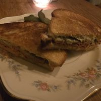 Savories: Smoked Ham, Marinated Artichoke, Basil Chive Brie (pressed sandwich) at Nectaris in Portland