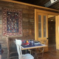 House converted to quaint restaurantt  at Clay & Fire in Kansas City