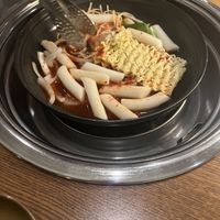 Tteokbokki   at Cahchi Korean BBQ Restaurant in New Malden