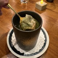 genmaicha hot teaa  at Gin Ramen & Asian Tapas in Alexandria