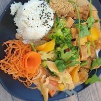 Peanut curry at Sidewalk 2.0 in Kiel