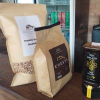 Café e feijão organicos at Cuesta Café in Pardinho