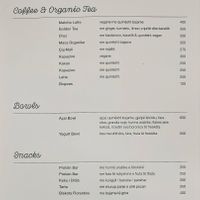 Menu at Leaf - Healthy Living Store in Tirana