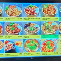 Wall menu at Anytime Kitchen in New York City
