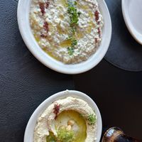 Baba ganush - not vegan 🌱 ask for tahini dishes  at Taqwa's Bakery & Restaurant in Greenfield