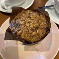 Vegan banana walnut muffinns  at Himalayan Coffee House in Toronto