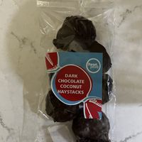 Vegan dark chocolate coconut haystacks  at Sweet Pete's in Jacksonville