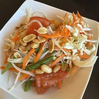 Papaya salad  at Basil Vegan Thai & Sushi in Las Vegas