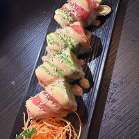 The yuba roll was so good, we ordered another!  at Basil Vegan Thai & Sushi in Las Vegas