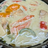 Green curry at Basil Vegan Thai & Sushi in Las Vegas