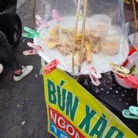 The stall. Many of the same all over Saigon at Bun Xao Chay Ngon  in Ho Chi Minh City