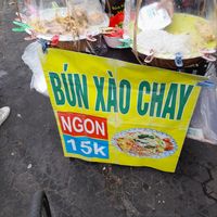 A franchise stall at Bun Xao Chay Ngon  in Ho Chi Minh City