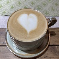 Oat milk latte  at Heyue Sukongjian in Puer
