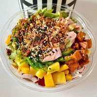Custom large poké bowl  at Poke & Co - BCT in Dubai