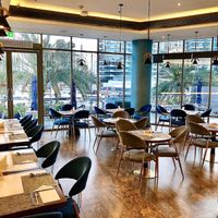 Interior at Aura Restaurant in Dubai